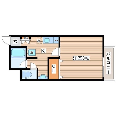アスコット西多賀の物件間取画像